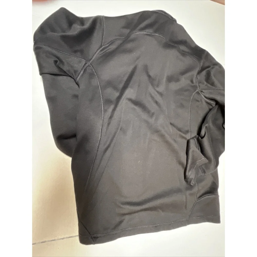 The North Face 1/2 Zip Pullover Open Chest‎ Pocket Men's Medium Black Rn61661